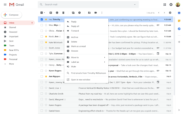 Google adding more options to right click context menu in Gmail RC-Conversation-View-On.png