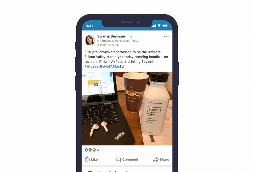 Introducing LinkedIn Reactions: More Ways to Express Yourself ReactionsGIF_GTM_03262019.gif
