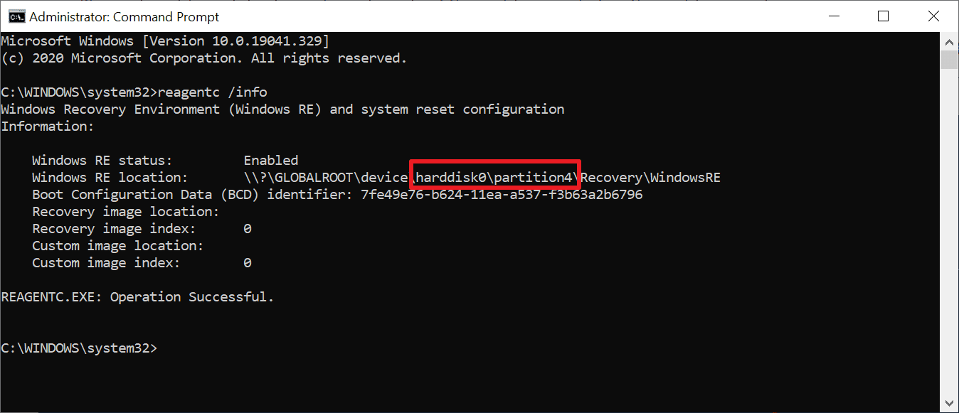 Microsoft appears to have fixed the Recovery Partition hell in Windows 10 reagentc-info-active-recovery-partition.png
