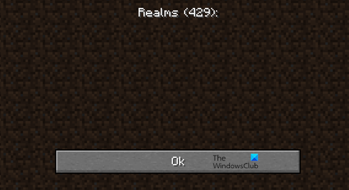 Fix Minecraft Realms Error Code 429 on PC realms-429.png
