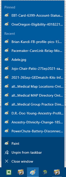 Recently both edge&ghrome lock up and TaskMgr reports as many as 10 recurred programs open.... -recent-files-open-list-per-program-windows10-recent-program-opened-file-list-tempfile-18dec2021.jpg