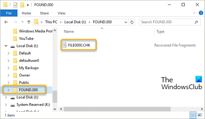 What is FOUND.000 folder? How to recover .CHK files from it in Windows 10 Recover-files-from-FOUND.000-folder.png