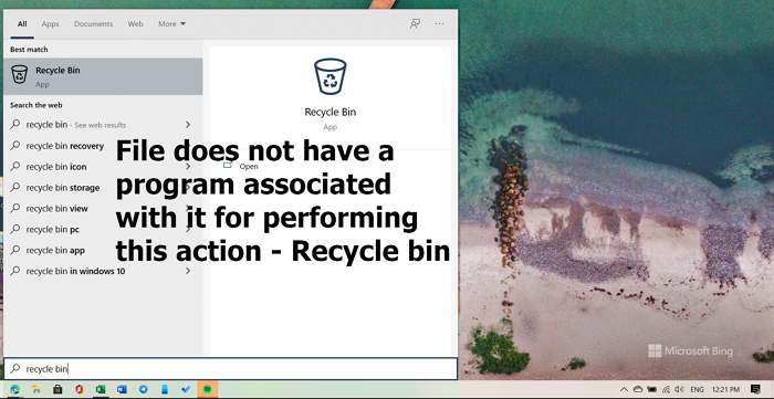 File does not have a program associated with it for performing this action – Recycle bin error Recycle-Bin-File-does-not-have-a-program-associated.png
