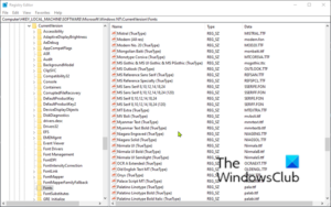 Office MS Mincho & MS PMincho fonts do not show the new Japanese era in Windows 10 Regedit_MS-Mincho-and-MS-PMincho-fonts-300x188.png