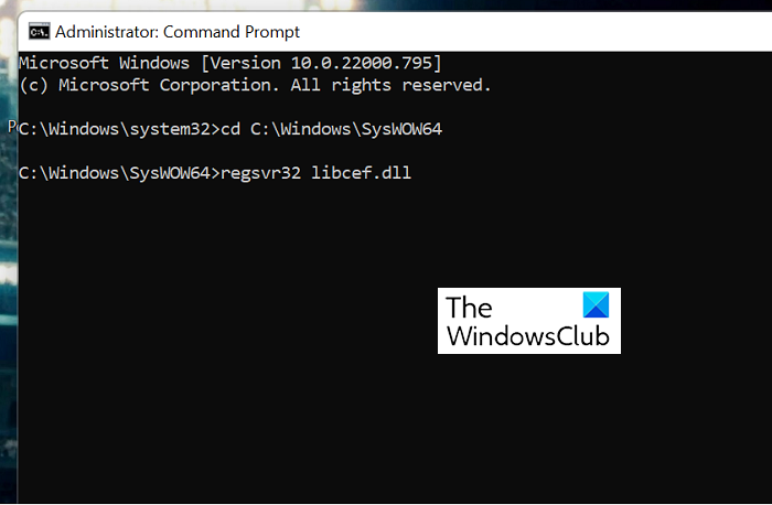 Libcef.dll is missing or not found in Windows 11/10 register-libcef-64-bit.png