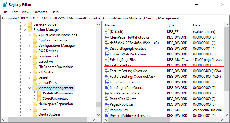 Enable Retpoline on Windows 10 1809 and Server right now registry-edited.png