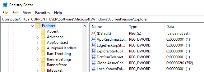 How to reset the Screenshots counter on Windows 10 registry-key.png