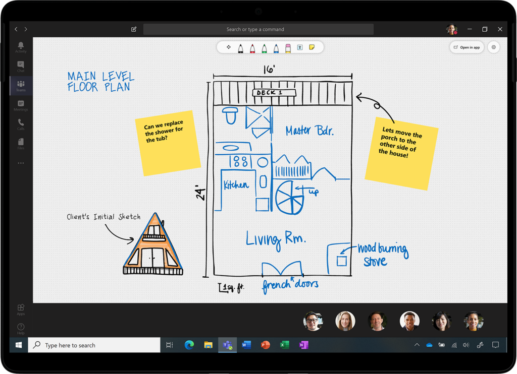 New Microsoft Teams features that make virtual interactions natural Reimagining-9-65412_Microsoft_Teams_Whiteboard_v03-1024x742.png