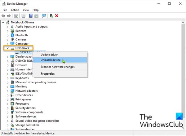 Fix Error 0x80070780, The file cannot be accessed by the system Reinstall-disk-driver.jpg