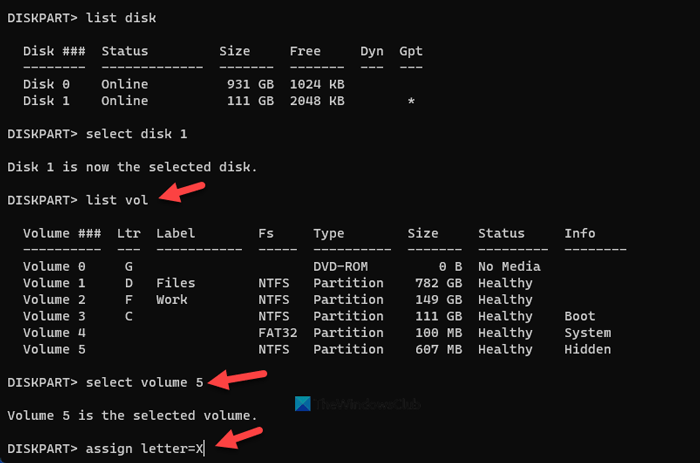 How to repair the EFI bootloader in Windows 11/10 repair-efi-bootloader-1.png