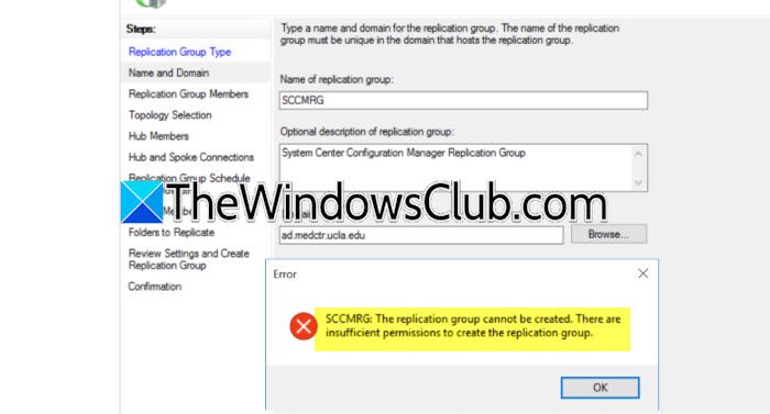 The Replication Group cannot be created in Windows Server Replication-Group-cannot-be-created.jpg