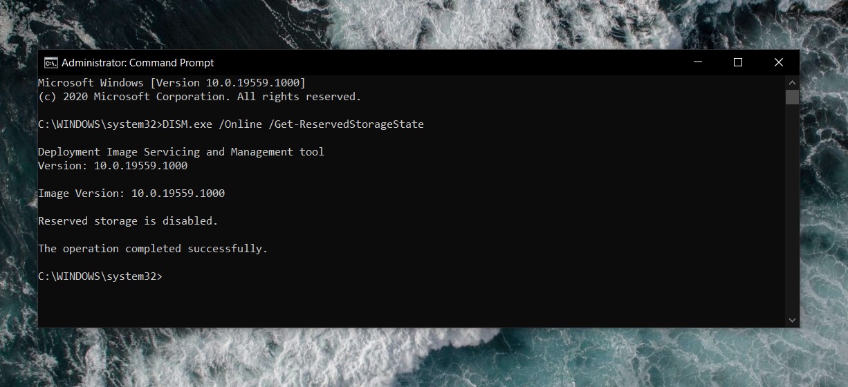 Windows 10 May 2020 Update release date, features, and news Reserved-storage-CMD.jpg
