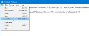 How to remove all Pinned Apps and Reset Taskbar in Windows 10 reset-taskbar-windows-10-300x124.jpg
