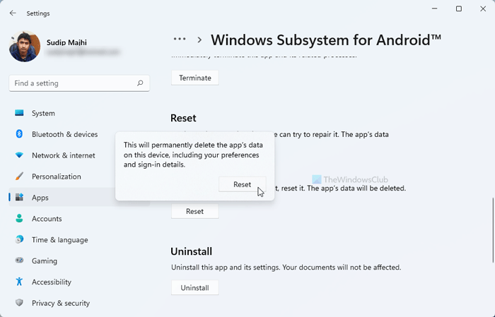 How to reset the Windows Subsystem for Android on Windows 11 reset-windows-subsystem-for-android-2.png