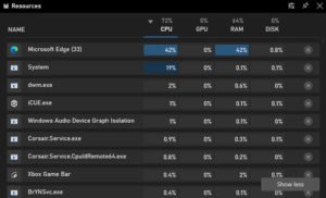 Xbox Game Bar: How to find what is taking resources when playing games on PC Resources-Xbox-Game-Bar-300x182.jpg