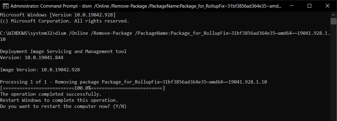 How to uninstall Windows 10 updates manually Restart-the-computer-in-CMD.jpg