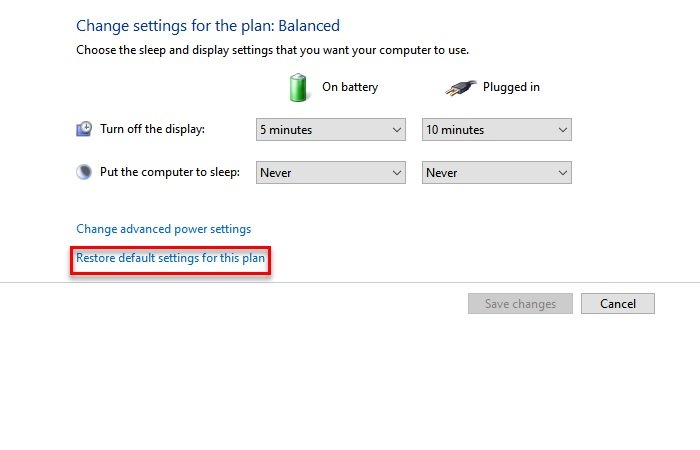 Battery Saver not working on Windows 10 Laptop restore-power-option.jpg