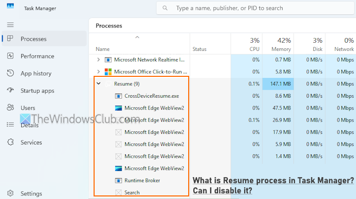 What is Resume process in Task Manager? Can I disable it? Resume-process-Task-Manager-Windows-11.png