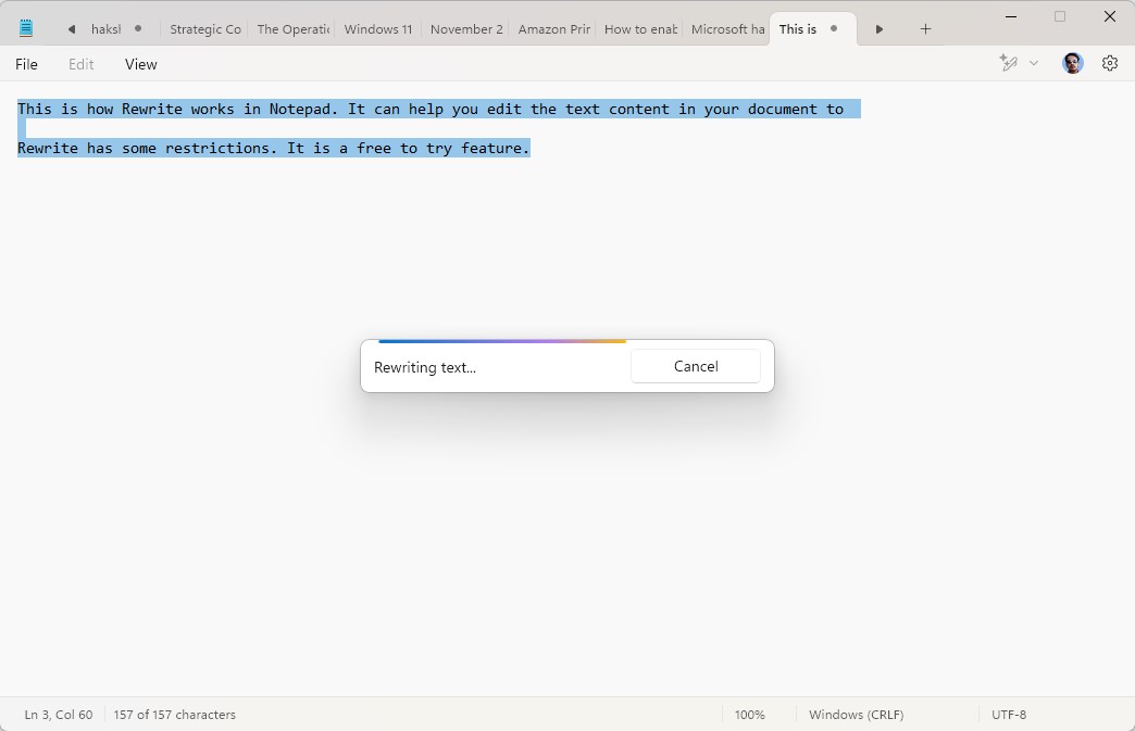 Here's a closer look at Rewrite AI in Notepad Rewrite-demo-in-notepad.jpg