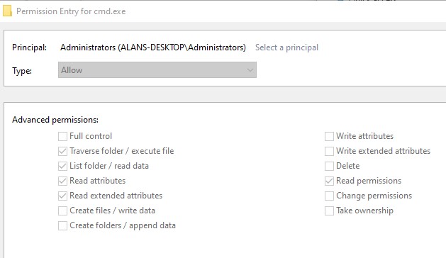 Why wont the cmd prompt start this command? right-click-start-menu-admin-cmd-task-mgr-others-wont-open-cmd-permission-entry-021-12-19-110453.jpg