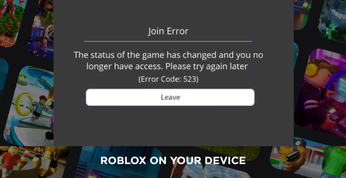 Fix Roblox Error Code 523 in Windows 11/10 roblox-error-code-523-on-windows.png