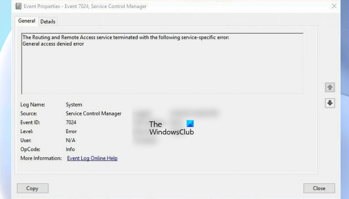 Routing and Remote Access Service (RRAS) not starting on Windows 11/10 Routing-and-Remote-Access-Service-not-starting.png