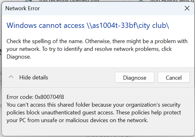 What security policy is preventing me from accessing my WD MyCloudEX4100 NAS after updating... rS%2FNi0dYI6CnbIfwjcHd2O5b%2FO1efy5v2IryjqS%2BkHAh04qwroCeUIsg52fPRzSNC0FMUXtq19P8TG1SZdrlIBo%3D.png