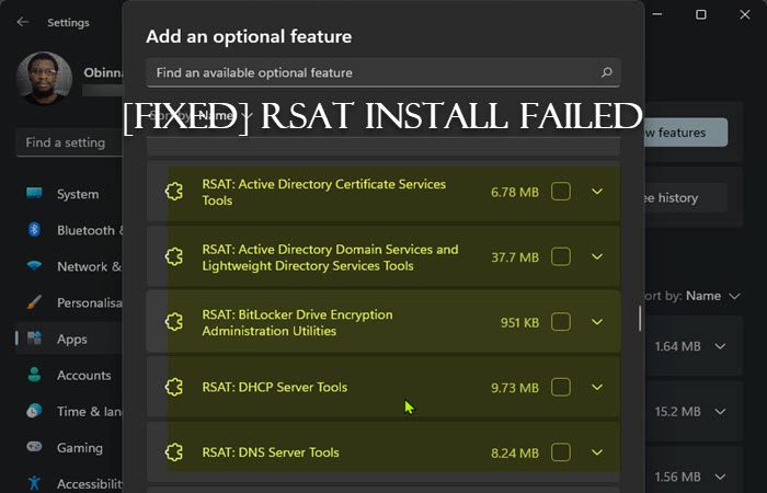 RSAT install failed on Windows 11/10 RSAT-install-failed.jpg