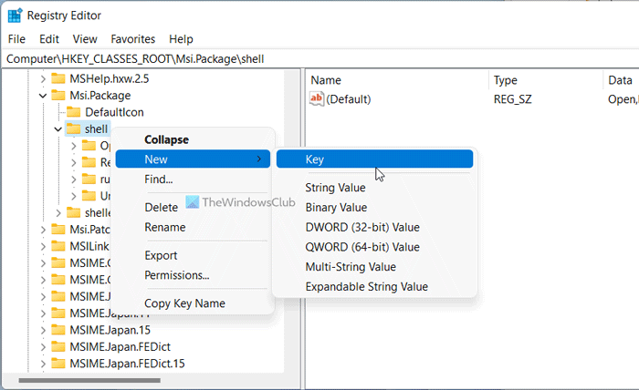 Run As Administrator option for MSI Files missing in Windows 11/10 run-as-administrator-option-missing-msi-files.png