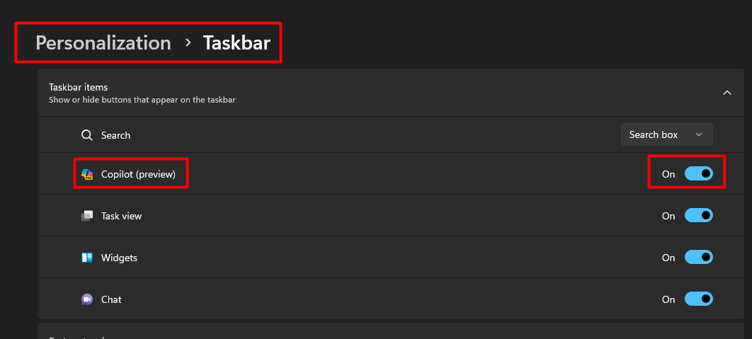 Copilot on Taskbar disappears RXPqQuJbg6mDCrCazjLGecXMJ2COaMkPeJMjMMrQHL5qMIoYmFOT3S5de5J%2BQ5gKzpSdsNGDBG6xRjmzWRJ2alI6C6M%3D.png