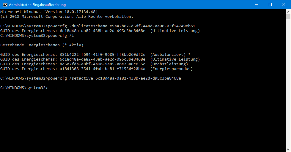 how to add Ultimate performance power plan? RZIke.png