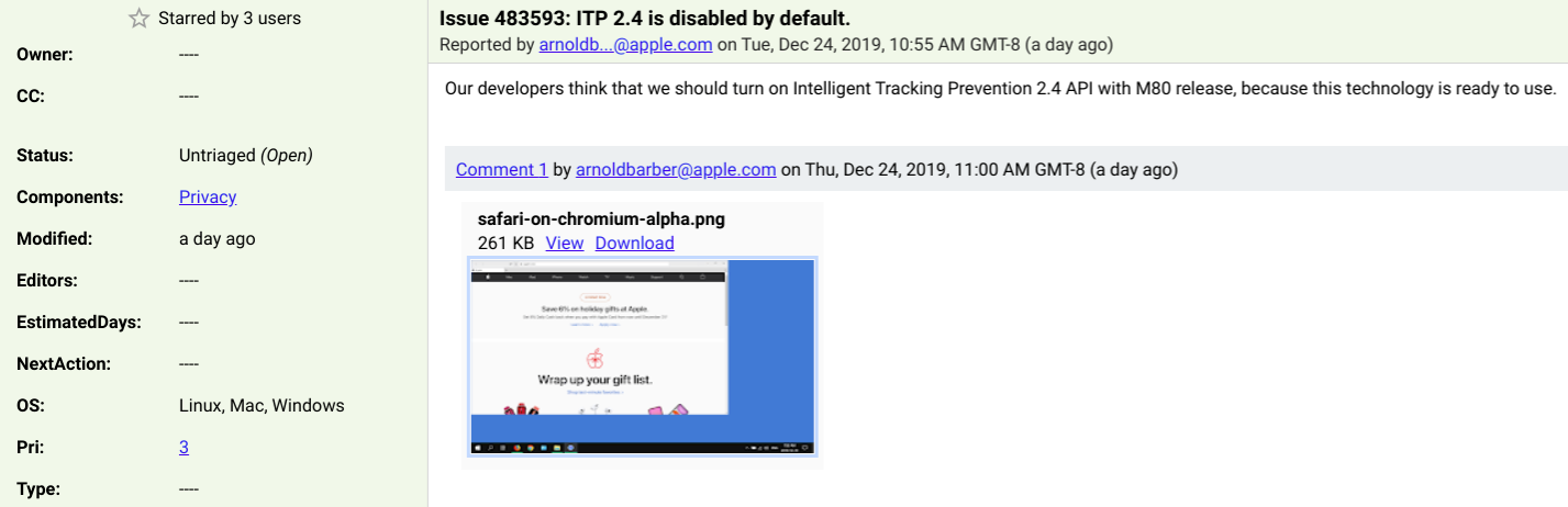 Chromium-based Apple Safari is heading to Windows 10 Safari-bug-post.png