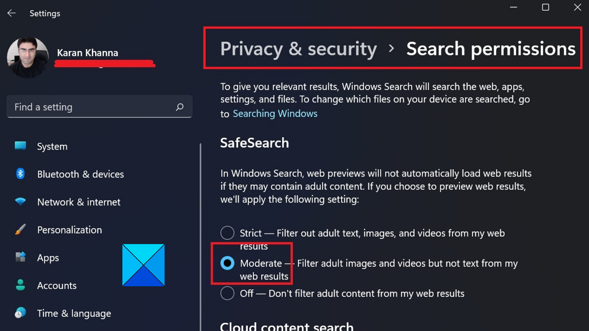 Safe Search will not turn off in Windows 11 Safe-Search-will-not-turn-off-in-Windows-11.png