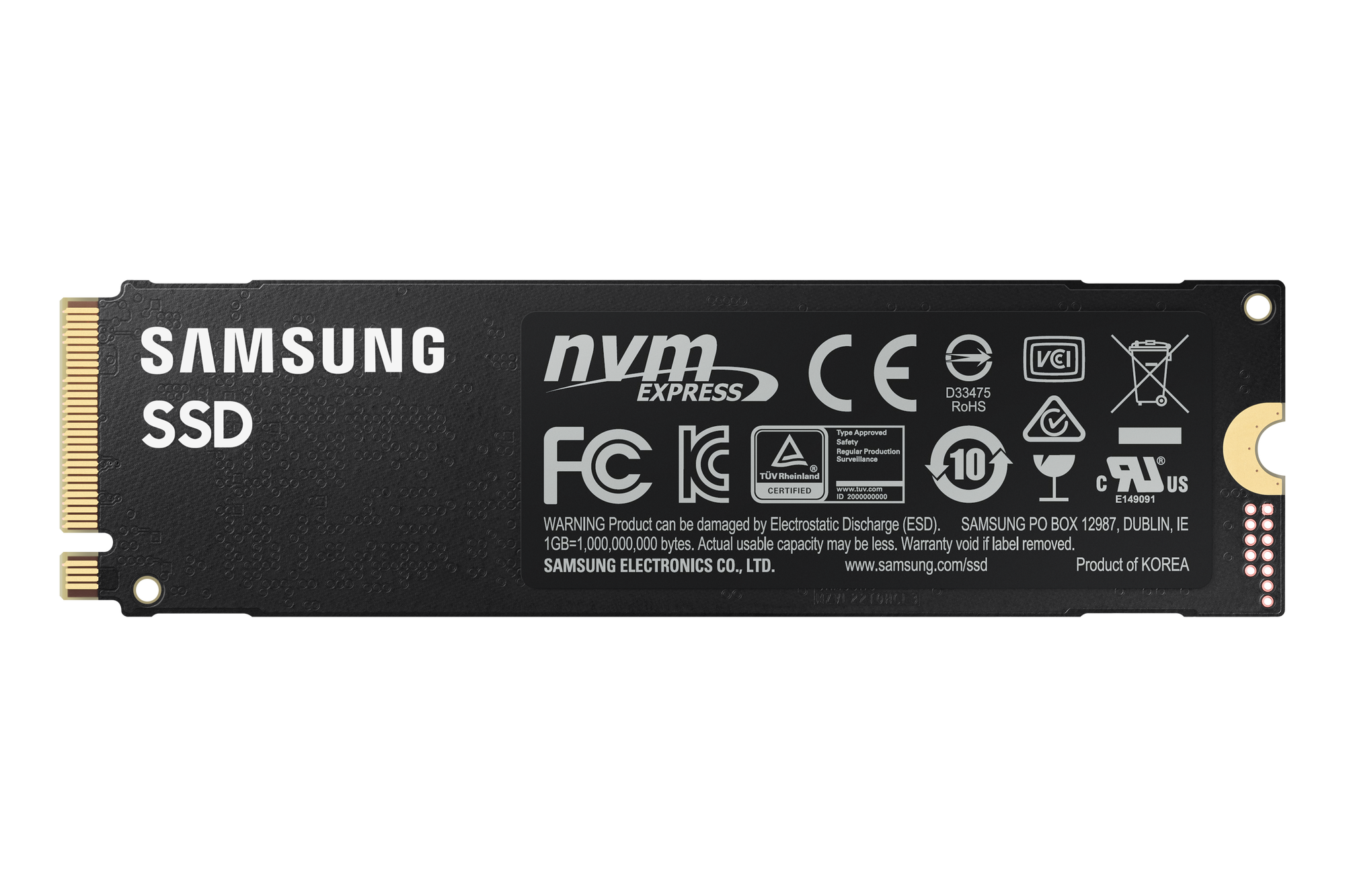 New Samsung 980 NVMe SSD without DRAM now available Samsung980-PRO_Back.png
