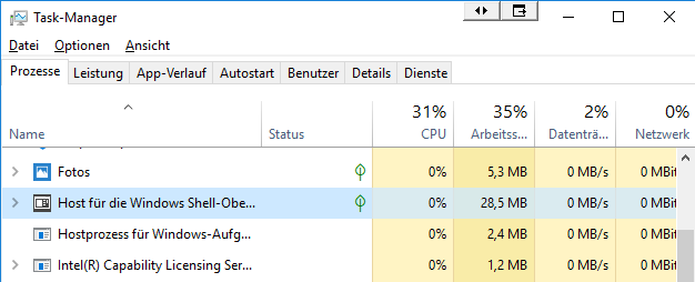What icons and their meaning are in the status column of Task Manager? Sc0Eg.png