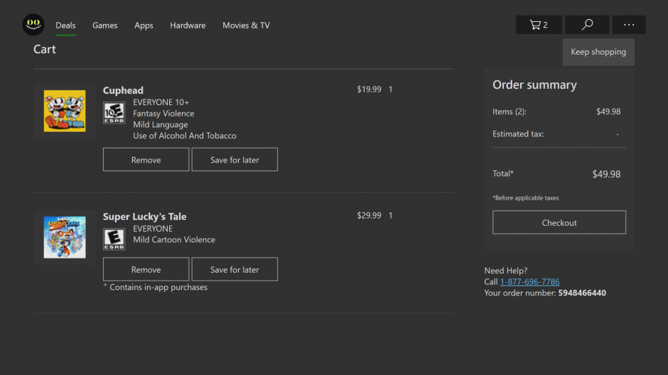 My shopping cart is Broken after adding Xbox controller from design lab ScreenShot_3b57510c-ee0d-47cf-a668-08d99ab17e7e-hero.png