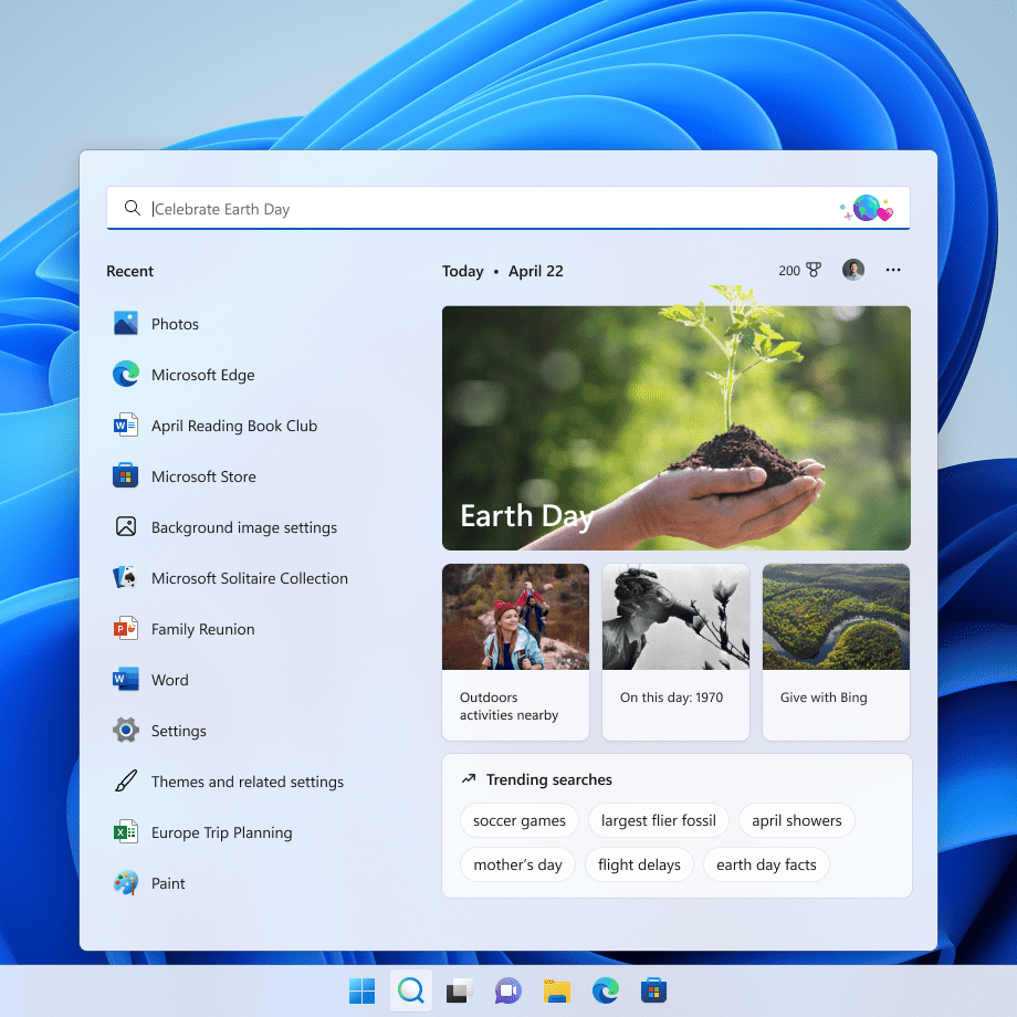 Windows 11 Insider Preview Build 22572 lets you access File Explorer's old menu directly,... Search-highlights-in-Windows-11-build-22572.png