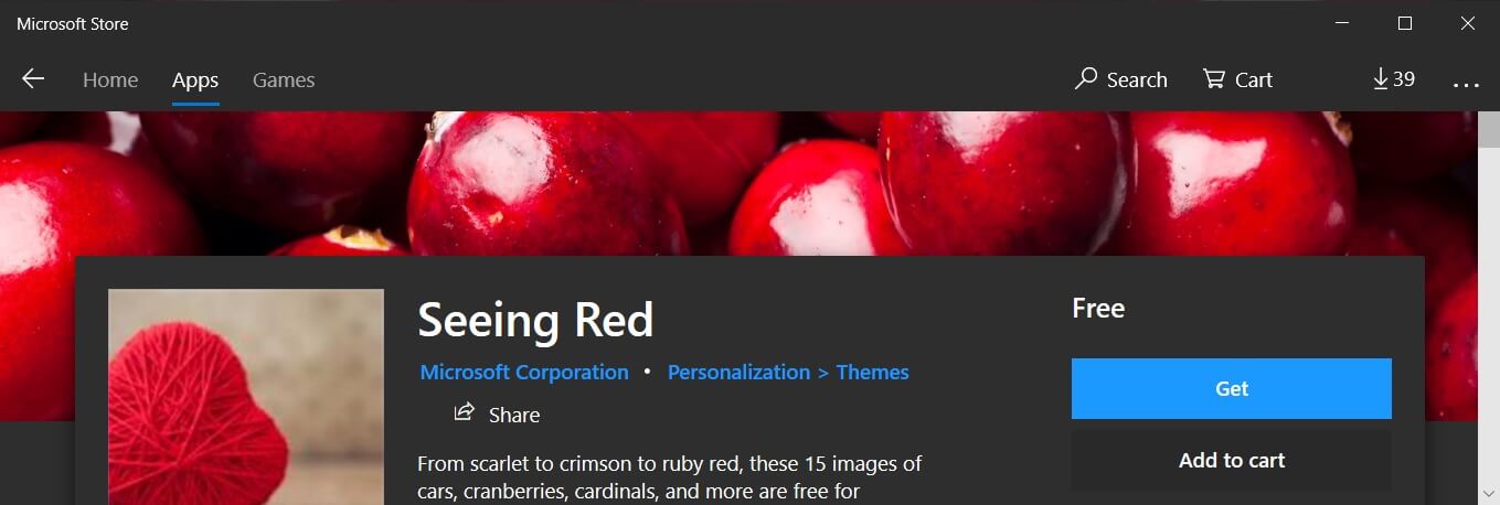 Microsoft publishes four fresh Windows 10 wallpaper packs in the store Seeing-Red-wallpaper.jpg