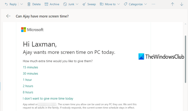 This device is locked because of family settings for screen time select-extra-time.png