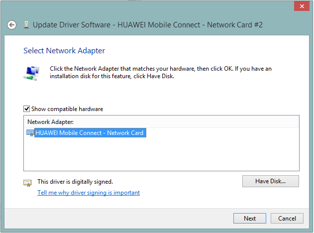 Windows 10 upgrade fails due to wifi card not satisfactory, though I'm on ethernet? select-network-adapter.png