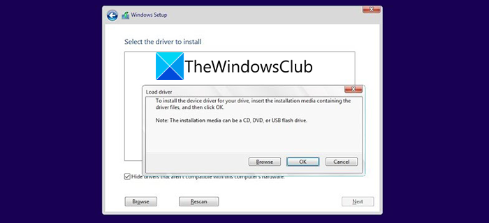 Fix Select the driver to be installed error during Windows installation Select-the-driver-to-install.png