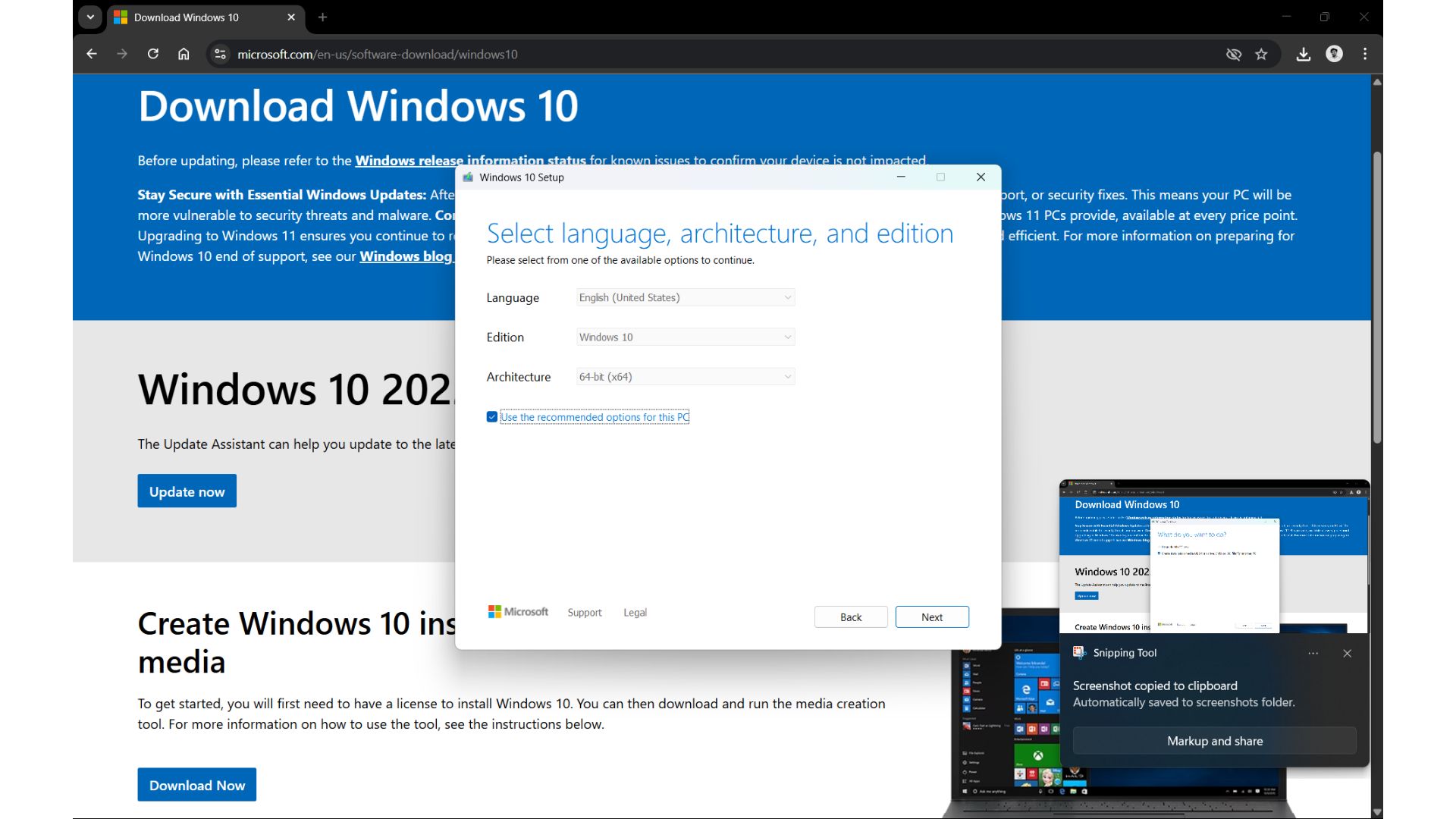 Download Windows 10 ISO files, save a copy before end of support Select-the-language-edition-and-architecture-for-Windows-10-1.jpg