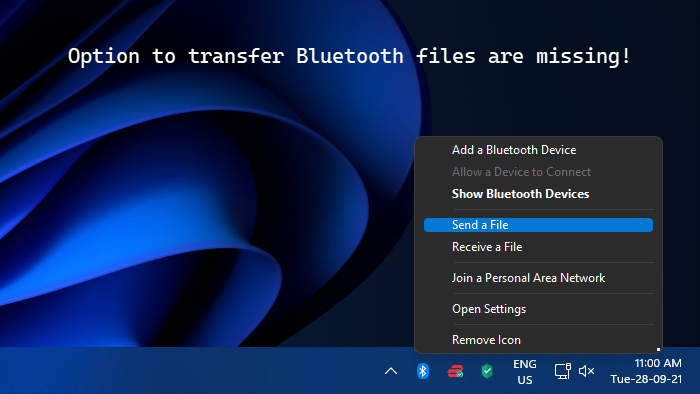 Send a File and Receive a File options missing in Bluetooth in Windows 11 Send-a-File-and-Receive-a-File-options-missing-in-Bluetooth.png
