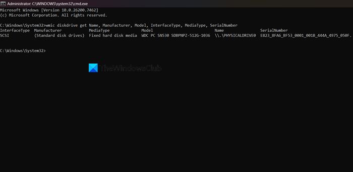 Windows 11 deactivated after Disk Clone [Fix] serial-number.png