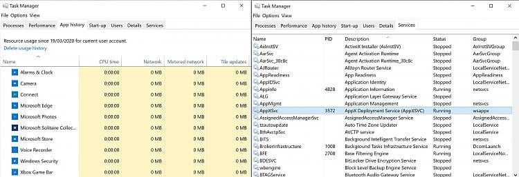 Despite disabling AppXSVC in both gpedit and regedit, it still runs on startup, eating up... service-appxsvc-runs-startup-normal-store-apps-no-data-usage-but-appx-deployment-service-running.jpg