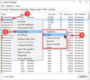 Change Process Priority for running processes using Command line set-process-priority-in-task-manager-300x267.png