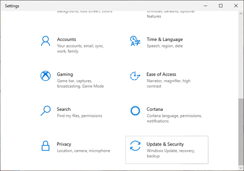 Fix TIMER_OR_DPC_INVALID Blue Screen on Windows 10 Settings.png