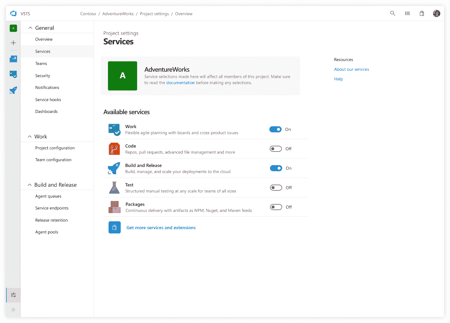 New Fluent Design Navigation for Visual Studio Team Services settingsglow.png