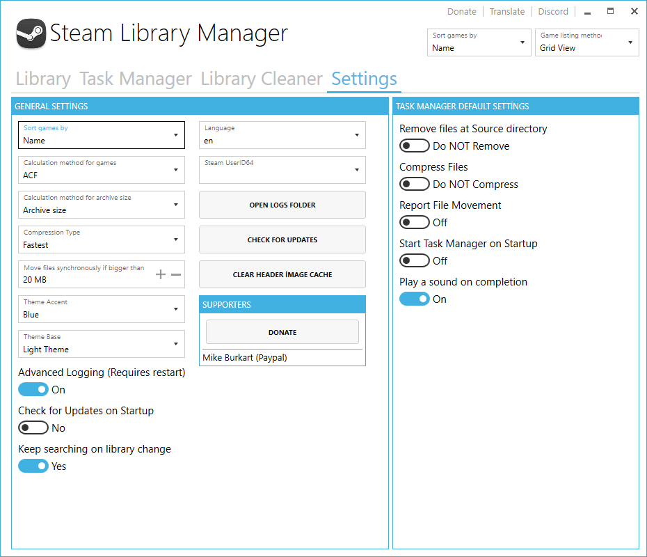 Open source document management systems | Looking for recommenations SettingsTab.png