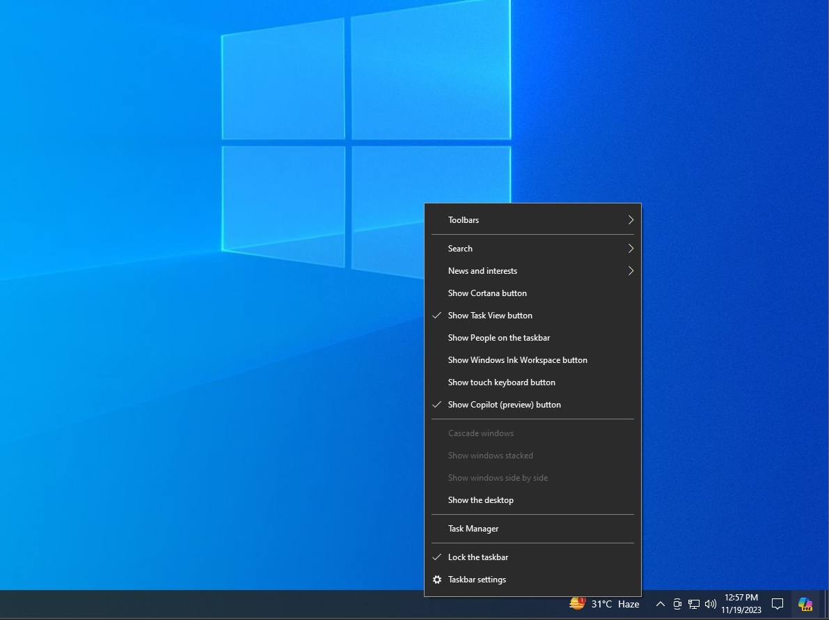 How to enable Microsoft Copilot on Windows 10 Show-Copilot-preview-button-on-Windows-10-taskbar.jpg